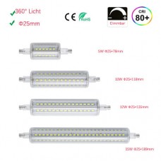 5W 10W 12W 15W  360°  SMD2835 R7s LED Leuchtmittel  Stablampe dimmbar Halogen Ersatz